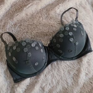 Aerie Holly Polka Dot Push-up Balconette Bra - 34C